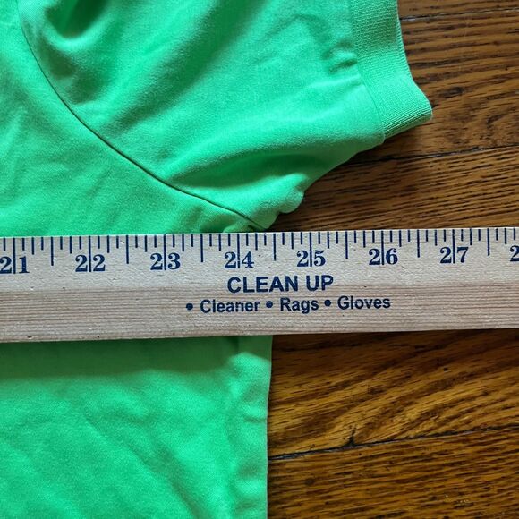 Polo Ralph Lauren Men's XXL Neon Green Pima Soft Touch Flesh Pony Polo Shirt - Picture 6 of 8